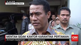 Mentan Sidak Kantor Karantina Pertanian
