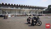 Simulasi tersebut meliputi pengamanan VVIP, pencengahan aksi terorisme dan gangguan keamanan lainnya. (CNN Indonesia/ Hesti Rika)