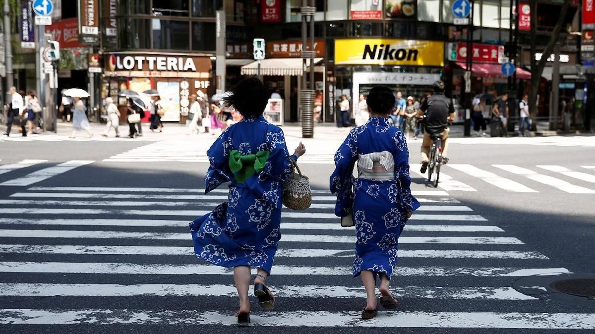 FOTO: Aktivitas Ekonomi Jepang
