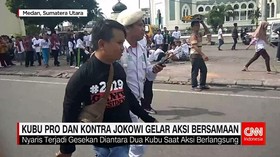 Kubu Pro dan Kontra Jokowi Gelar Aksi Bersamaan