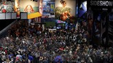FOTO: Pesta Kostum Penggila Komik di Amerika Para penggila komik berkumpul di San Diego untuk Comic Con, ajang tahunan bagi pencinta komik, film dan pahlawan super yang diselenggarakan di Amerika.