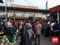 Cegah Corona di KRL, PT KCI Imbau Penumpang di Stasiun Depok