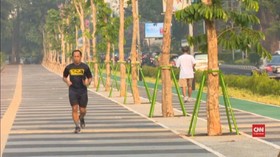 VIDEO: Trotoar Cantik GBK Senayan Siap Sambut Asian Games
