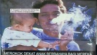 Kemenkes: Pria Gendong Bayi di Bungkus Rokok Diambil dari Website Thailand