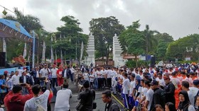 'Fun Walk' AP II Ikut Meriahkan Pawai Obor Asian Games