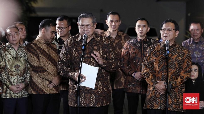 Pidato SBY dinilai sebagai sinyal yang makin menguatkan Demokrat tak mendukung Jokowi dan justru merapat ke Prabowo untuk Pilpres 2019.