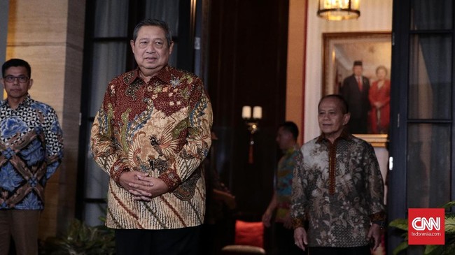 Ketum Demokrat Susilo Bambang Yudhoyono menemui sejumlah petinggi PKS di Gran Melia untuk mematangkan konsolidasi koalisi jelang Pilpres 2019.