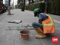 Pelebaran Trotoar Jalan Satrio Diperpanjang Hingga Casablanca