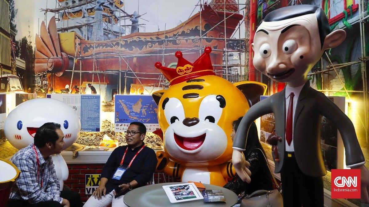 FOTO: Mengintip 'Imutnya' Bisnis Taman Hiburan di Fun Expo