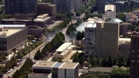 FOTO: Ledakan Bom di Kedubes AS Beijing