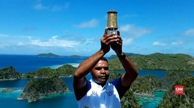 VIDEO: Api Obor Asian Games 2018 Menyala di Raja Ampat