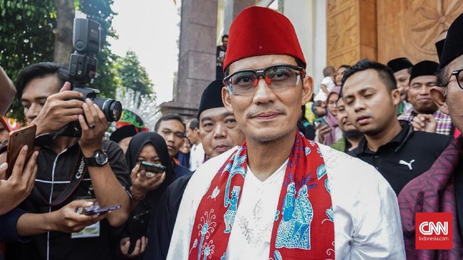 Sandiaga dan kepala daerah serta pejabat negara lain juga tidak boleh menggunakan fasilitas negara saat berkampanye di pemilu 2019.