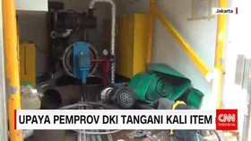 Upaya Pemprov DKI Bersihkan Kali Item