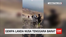 Kepanikan Warga Saat Gempa Magnitudo 6,4 di Gunung Rinjani