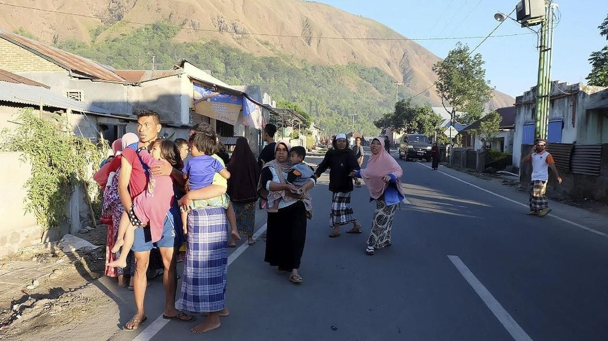 FOTO: Gempa Guncang Lombok NTB
