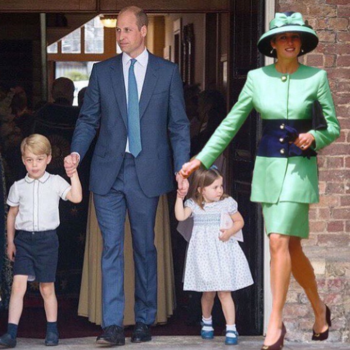 <p>Kreativitas netizen memperlihatkan Putri Diana seolah-olah menggandeng cucu perempuan kesayangan, Putri Charlotte. Menurut Bunda mana foto editan yang paling natural? (Foto: Instagram @dianaprincesadegales)</p>