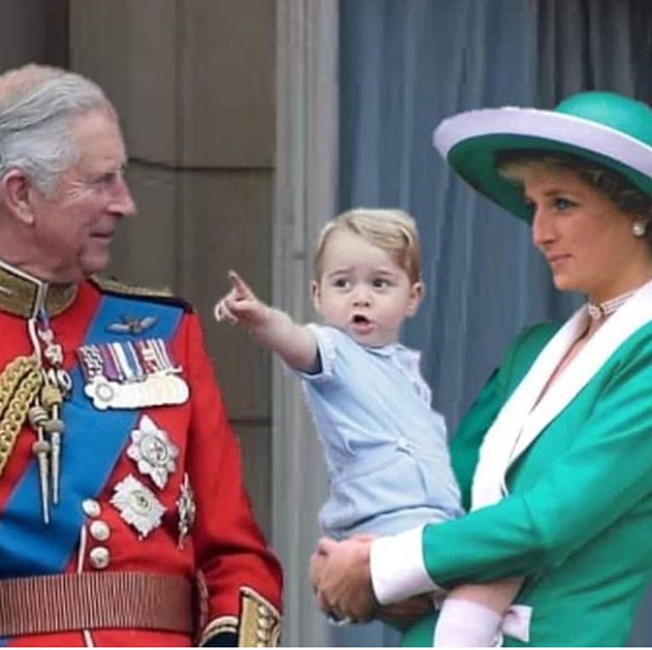 <p>Mungkin beginilah jadinya jika Lady Diana masih hidup dan bisa menggendong cucu laki-laki kesayangan, Pangeran George. (Foto: Instagram @dianaprincesadegales)</p>