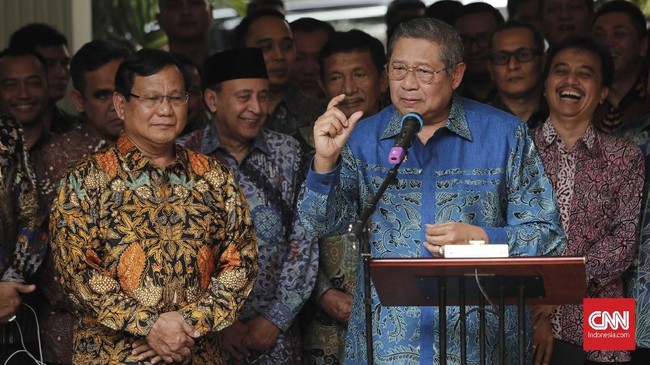 Demokrat mengklaim Prabowo meminta SBY menjadi mentornya, namun bukan penasihat tim pemenangan dalam pilpres 2019. Kemenagnan SBY di pilpres jadi pertimbangan.