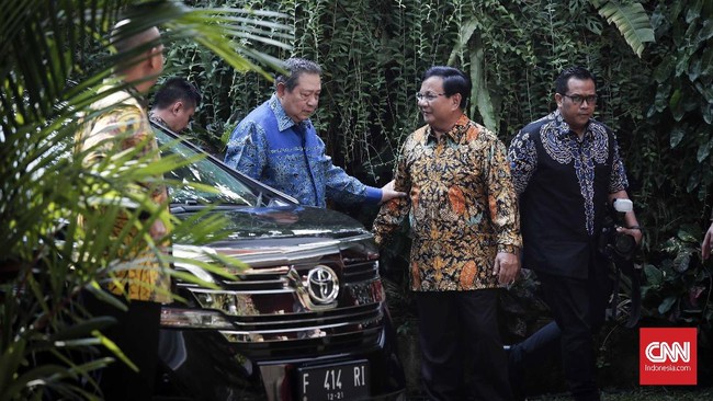 Pertemuan tertutup yang dilakukan SBY di kediaman pribadi Prabowo Subianto disebut sudah sepakat untuk membangun koalisi di pilpres 2019.