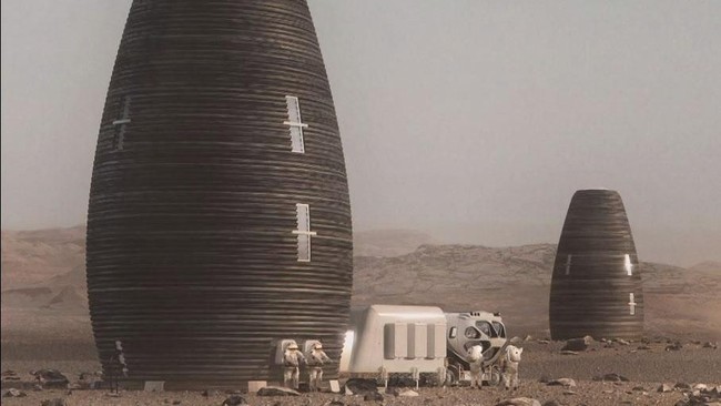 NASA telah memilih lima finalis dalam kompetisi lomba desain rumah koloni yang akan tinggal di Mars dan menggelontorkan hadiah Rp1,4 triliun.