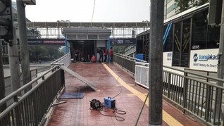 JPO Bank Indonesia Dibongkar, Dampak Proyek MRT