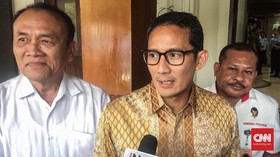 Berkelit soal Cawapres, Sandiaga Alihkan Pembicaraan