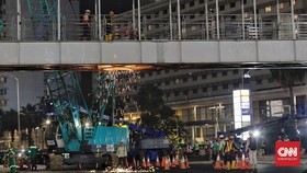 Kakorlantas Anggap Pembongkaran JPO Bundaran HI Terburu-buru
