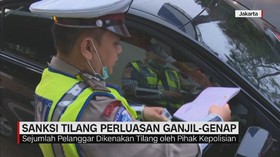 Sanksi Tilang Perluasan Ganjil-Genap