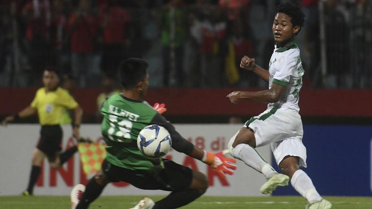 FOTO: Bagus Kahfi Gemilang, Timnas Indonesia U-16 Menang