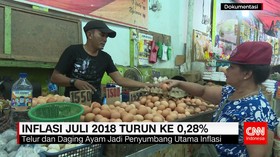 Inflasi Juli 2018 Turun ke 0,28%