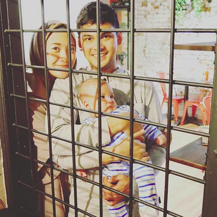 <p>Sehat selalu ya Maher si pipi gembil yang sukses bikin gemas. He-he-he. (Foto: Instagram/ @adhityaputri)</p>