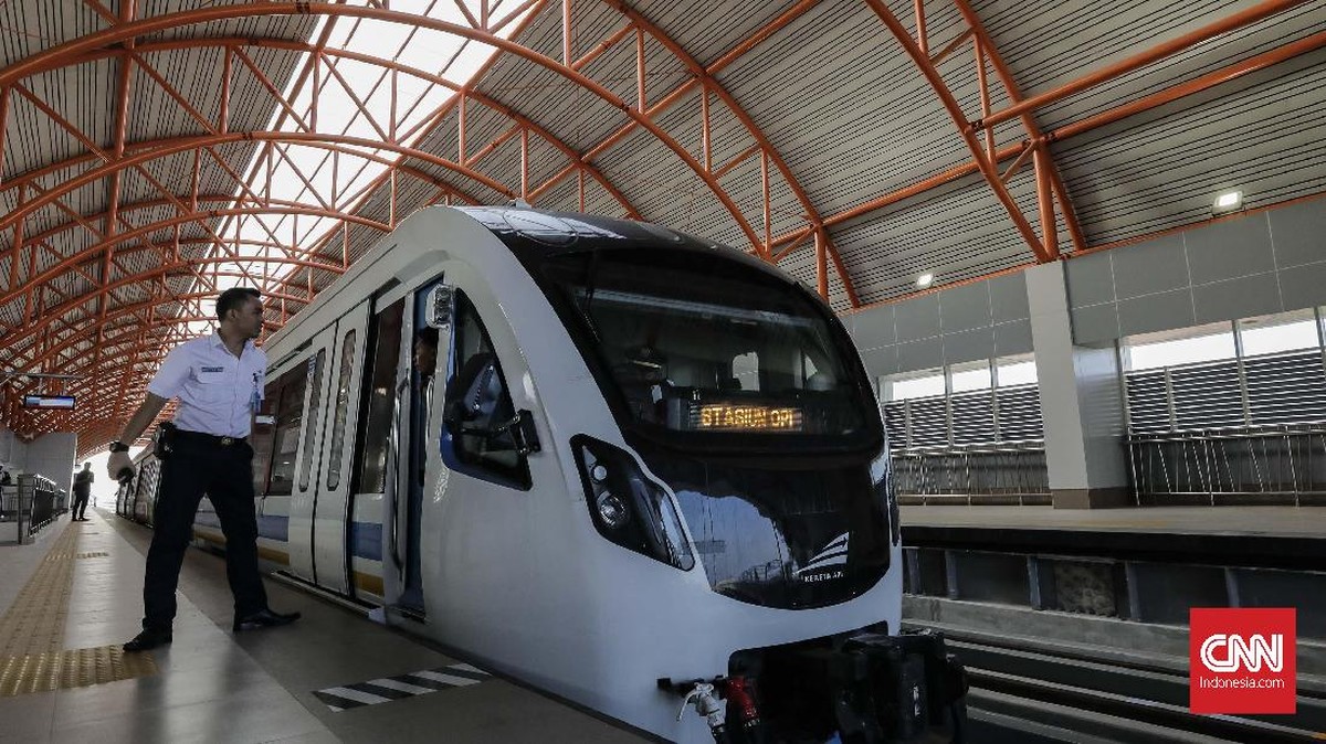 FOTO: Derap Awal LRT Palembang di Asian Games 2018