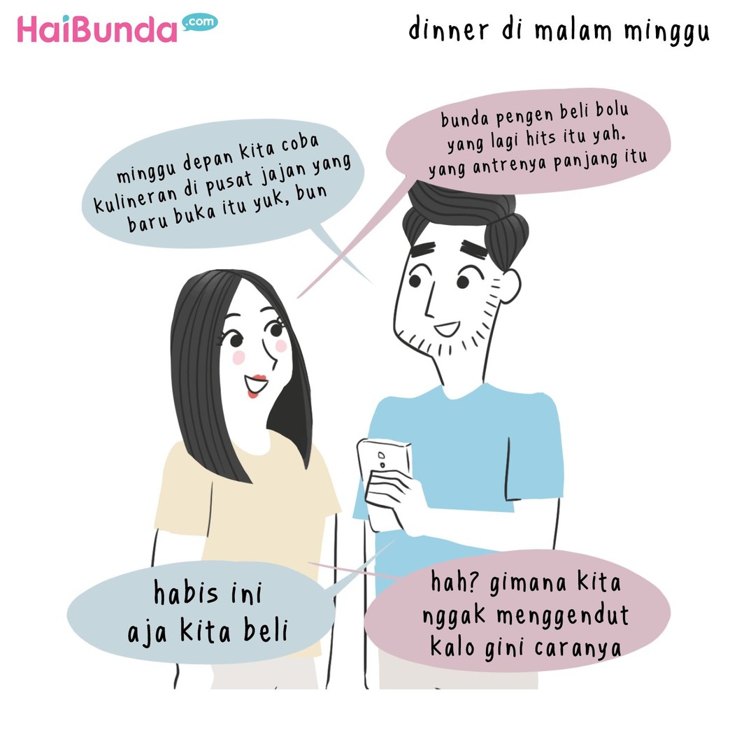 Begini perbedaan weekend-nya Bunda di komik ini sebelum dan sesudah punya anak. Kalau perbedaan yang Bunda alami kayak gimana? Share yuk di kolom komentar.