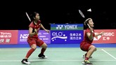 FOTO: Greysia/Apriyani Kandas di Semifinal Kejuaraan Dunia Indonesia gagal meraih gelar di Kejuaraan Dunia Bulutangkis 2018 setelah Greysia Polii/Apriyani Rahayu kalah 12-21, 21-23 dari Matsumoto/Nagahara, Sabtu (4/8).