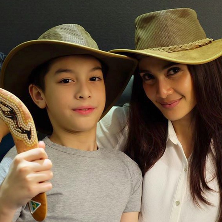 <p>Kalau diperhatikan, Eddy mirip Bunda Maudy nggak, Bun? (Foto: Instagram/ @eddy_mm)  </p>