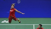 FOTO: Greysia/Apriyani Kandas di Semifinal Kejuaraan Dunia Indonesia gagal meraih gelar di Kejuaraan Dunia Bulutangkis 2018 setelah Greysia Polii/Apriyani Rahayu kalah 12-21, 21-23 dari Matsumoto/Nagahara, Sabtu (4/8).