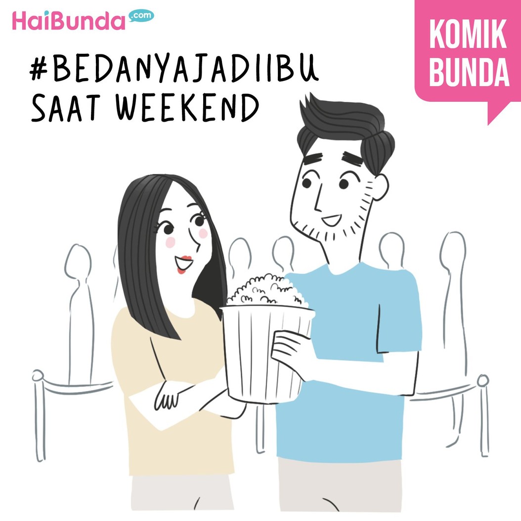 Begini perbedaan weekend-nya Bunda di komik ini sebelum dan sesudah punya anak. Kalau perbedaan yang Bunda alami kayak gimana? Share yuk di kolom komentar.