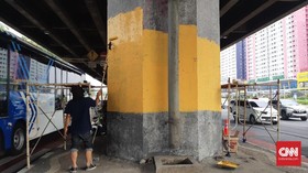 Peserta Lomba Mural Asian Games Keluhkan Cat dan Tembok