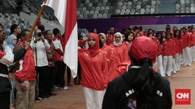 Kontingen Indonesia untuk Asian Games 2018 Resmi Dikukuhkan