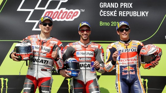 Marc Marquez mengakui dirinya memilih bermain aman di akhir balapan MotoGP Republik Ceko dan membiarkan Ducati finis di posisi 1-2 pada balapan tersebut.