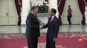 VIDEO: Jokowi Temui Menlu AS Mike Pompeo di Istana
