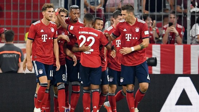 Bayern Munchen menang 1-0 atas Manchester United dalam pertandingan persahabatan pramusim di Stadion Allianz Arena, Minggu (5/8) waktu setempat.