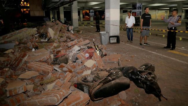 Gempa Susulan 5,4 SR di NTB, Guncangan Terasa Sampai Bali