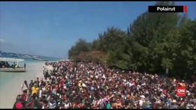 VIDEO: Evakuasi Ribuan Wisatawan Gili Trawangan