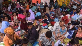 Tiga Bulan Pascagempa, Warga Lombok Masih Jadi Pengungsi