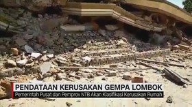 Pendataan Kerusakan Gempa Lombok