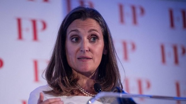 Kasus pelecehan terhadap Wakil Perdana Menteri Kanada Chrystia Freeland membuat Perdana Menteri Kanada Justin Trudeau geram.