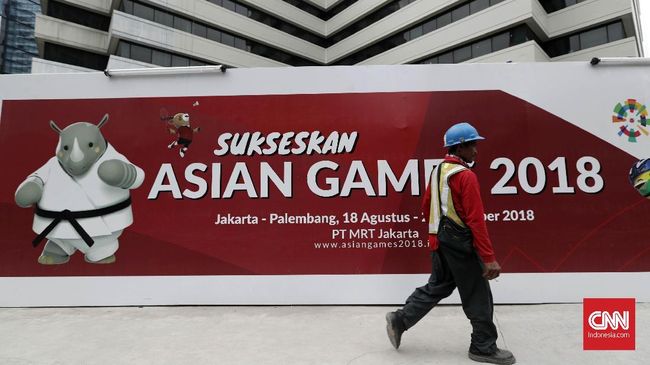 Pengakuan Lurah Kartini Salah Ketik Spanduk Asian Games 2018