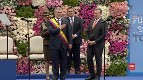 VIDEO: Presiden Baru Kolombia Janji Berdamai dengan FARC
