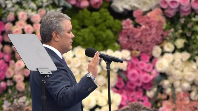 Usai Dilantik, Presiden Kolombia Ivan Duque Buat Taktik Baru